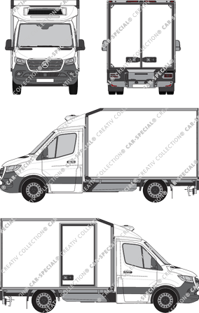 Mercedes-Benz Sprinter box body, current (since 2018) (Merc_1381)