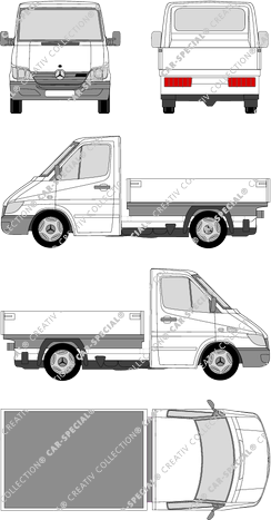 Mercedes-Benz Sprinter platform, 2000–2002 (Merc_167)