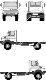 Mercedes-Benz Unimog Telaio per sovrastrutture (Merc_172)