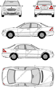 Mercedes-Benz C-Klasse, Limousine, 4 Doors (2000)