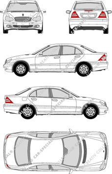 Mercedes-Benz C-Klasse, 2000–2007 (Merc_179)