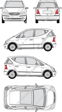 Mercedes-Benz A-Klasse, 2001–2004 (Merc_194)