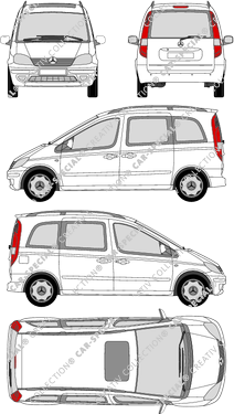 Mercedes-Benz Vaneo, 2002–2005 (Merc_197)