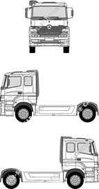 Mercedes-Benz Axor 1835/1840/1843 LS, 1835/1840/1843 LS, 4x2, empattement 3900