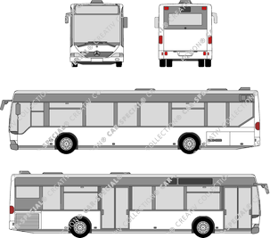 Mercedes-Benz Citaro, bus à plancher surbaissé, 2 Doors