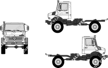 Mercedes-Benz Unimog U-5000, U-5000, Châssis pour superstructures, Radstand kurz (2002)