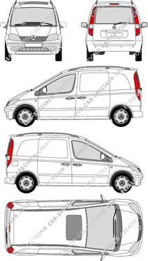 Mercedes-Benz Vaneo fourgon, 2002–2005 (Merc_232)