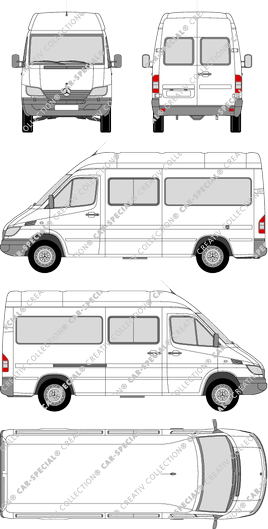 Mercedes-Benz Sprinter Kleinbus, 2002–2006 (Merc_235)