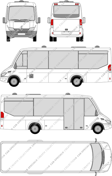 Mercedes-Benz Sprinter, 6 t, camionnette (2002)