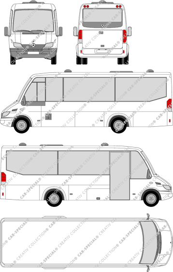 Mercedes-Benz Sprinter, 6 t, minibus (2002)