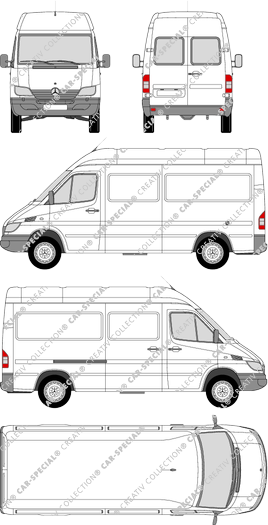 Mercedes-Benz Sprinter Kastenwagen, 2002–2006 (Merc_243)