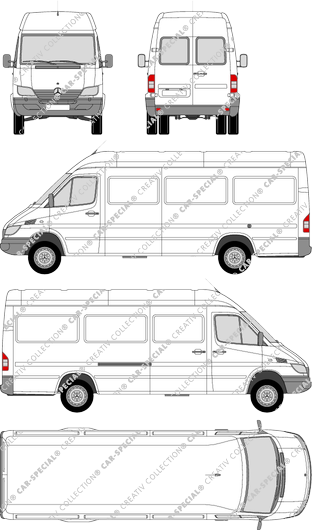 Mercedes-Benz Sprinter Kastenwagen, 2002–2006 (Merc_246)