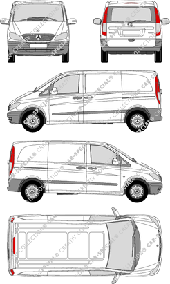 Mercedes-Benz Vito fourgon, 2003–2010 (Merc_268)