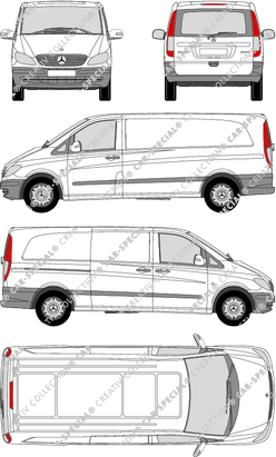 Mercedes-Benz Vito fourgon, 2003–2010 (Merc_282)