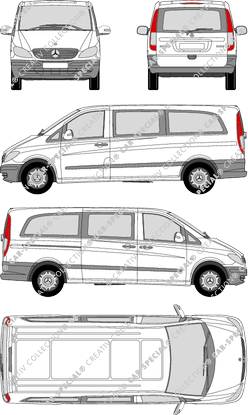 Mercedes-Benz Vito camionnette, 2003–2010 (Merc_288)