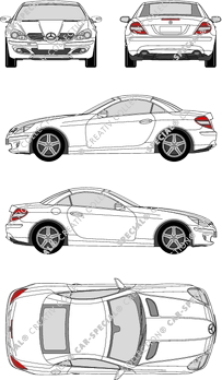 Mercedes-Benz SLK, 2004–2011 (Merc_297)