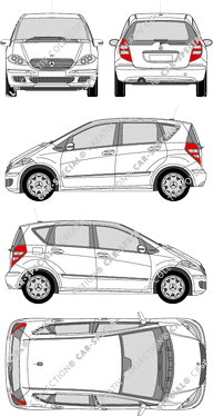 Mercedes-Benz A-Klasse Kombilimousine, 2004–2012 (Merc_301)