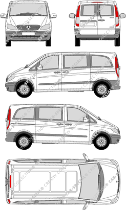 Mercedes-Benz Vito camionnette, 2003–2010 (Merc_305)