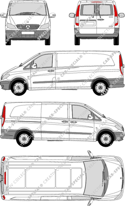 Mercedes-Benz Vito fourgon, 2003–2010 (Merc_316)