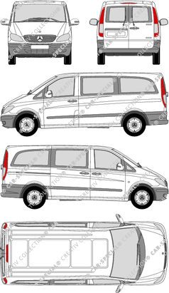 Mercedes-Benz Vito microbús, 2003–2010 (Merc_318)