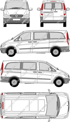 Mercedes-Benz Vito minibus, 2003–2010 (Merc_319)