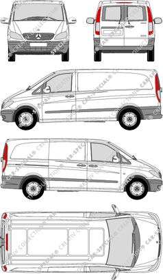 Mercedes-Benz Vito Kastenwagen, 2003–2010 (Merc_322)