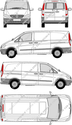 Mercedes-Benz Vito fourgon, 2003–2010 (Merc_323)