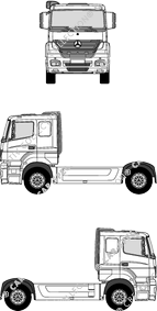 Mercedes-Benz Axor 1835-1843, 1835-1843, 4x2, Radstand 3900, L-Fahrerhaus (2004)