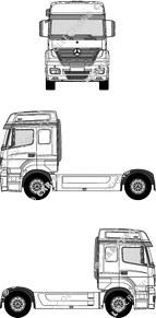 Mercedes-Benz Axor 1835/1840/1843, 1835/1840/1843, 4x2, Hochdach, Radstand 3900, L-Fahrerhaus (2004)