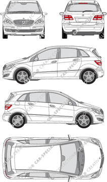 Mercedes-Benz B-Klasse break, 2005–2011 (Merc_337)