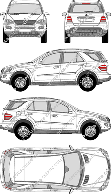 Mercedes-Benz M-Klasse Station wagon, 2005–2011 (Merc_339)