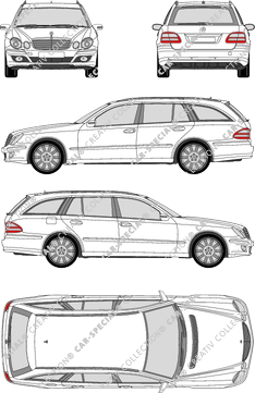 Mercedes-Benz E-Klasse T-Modell break, 2006–2009 (Merc_377)