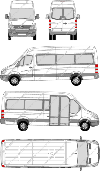 Mercedes-Benz Sprinter City 35 Kleinbus, a partire da 2007 (Merc_389)