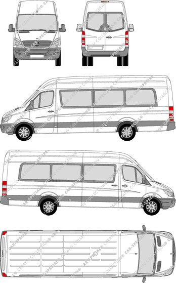 Mercedes-Benz Sprinter Transfer 45 camionnette, à partir de 2007 (Merc_395)