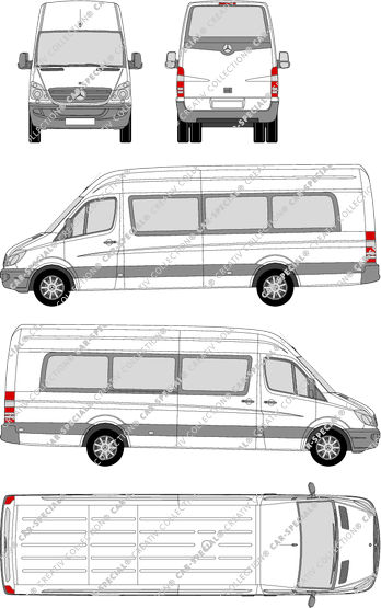 Mercedes-Benz Sprinter Transfer 45 camionnette, à partir de 2007 (Merc_396)