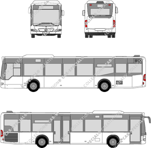 Mercedes-Benz Citaro Tür vorne einflügelig, O 530 UE, Tür vorne einflügelig, Stadtomnibus (2007)