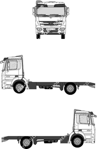 Mercedes-Benz Actros Chassis for superstructures, 2008–2011 (Merc_405)