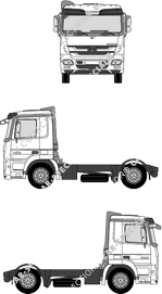 Mercedes-Benz Actros, Sattelzugmaschine, M-Fahrerhaus (2008)