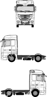 Mercedes-Benz Actros, Sattelzugmaschine, Megaspace-Fahrerhaus (2008)