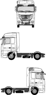 Mercedes-Benz Actros, Sattelzugmaschine, Megaspace-Fahrerhaus mit Aeropaket (2008)