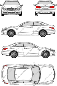 Mercedes-Benz E-Klasse, Coupé, 2 Doors (2009)