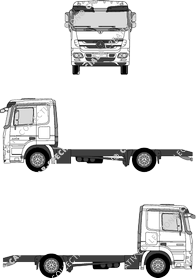 Mercedes-Benz Actros, Châssis pour superstructures, toit bas, cabine du conducteur L (2008)