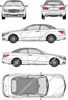 Mercedes-Benz E-Klasse Descapotable, 2010–2013 (Merc_421)