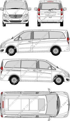 Mercedes-Benz Viano camionnette, 2010–2014 (Merc_432)