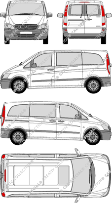 Mercedes-Benz Vito camionnette, 2010–2014 (Merc_480)