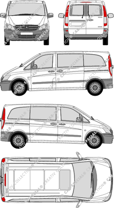 Mercedes-Benz Vito camionnette, 2010–2014 (Merc_481)