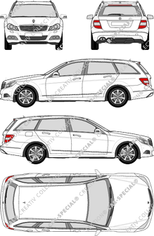 Mercedes-Benz C-Klasse T-Modell break, 2011–2014 (Merc_492)