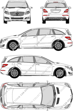 Mercedes-Benz R-Klasse station wagon, 2011–2017 (Merc_496)