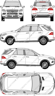 Mercedes-Benz M-Klasse, break, 5 Doors (2011)