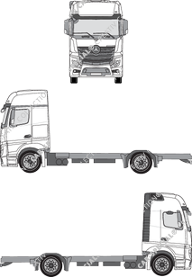 Mercedes-Benz Actros Telaio per sovrastrutture, 2011–2019 (Merc_504)